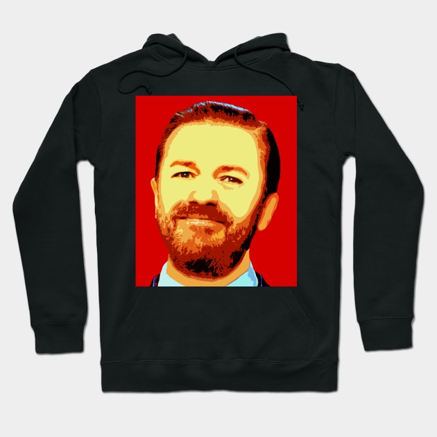 ricky gervais Hoodie by oryan80